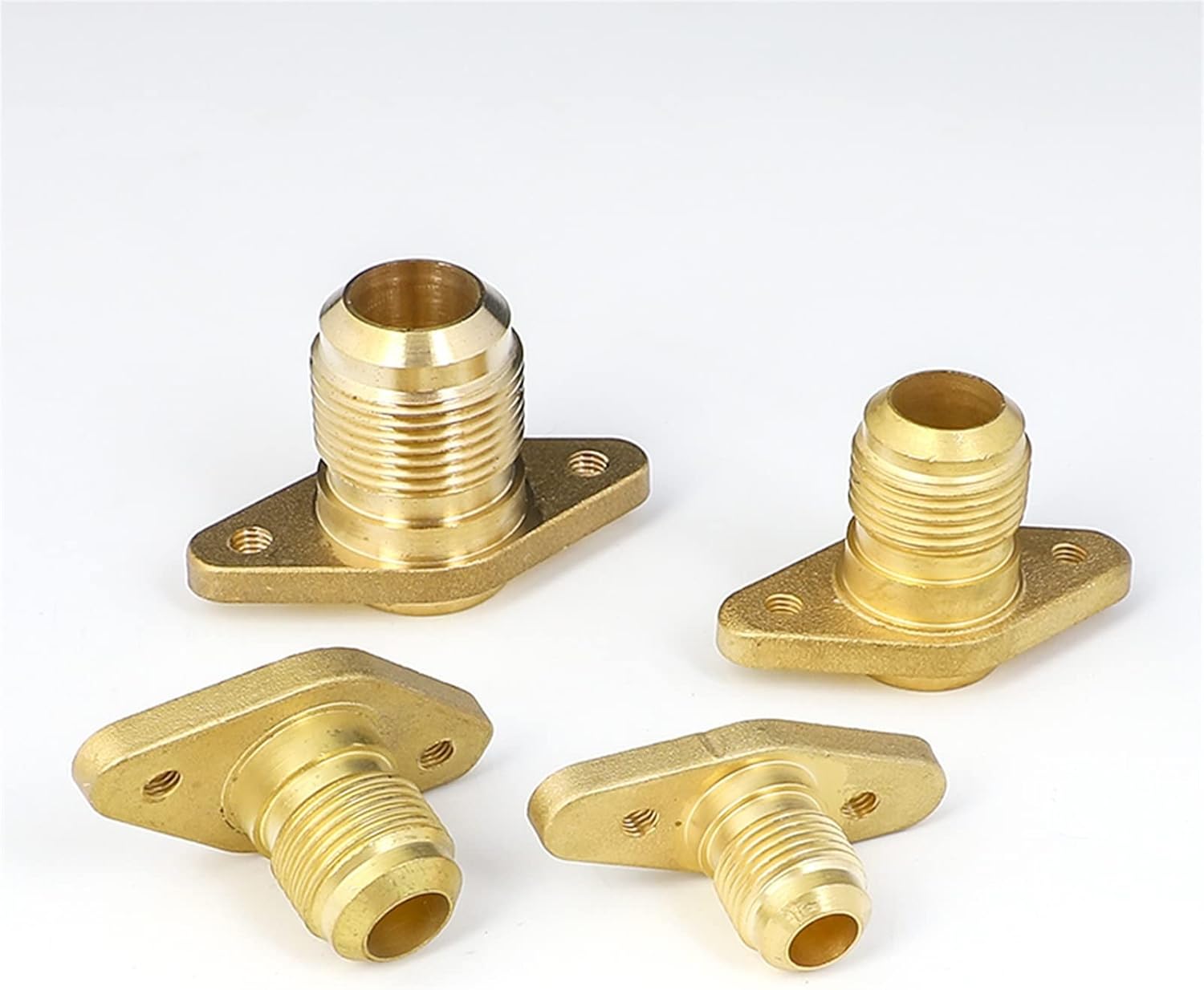 Tube Solder to Flared Pipe Fitting Connector Coupling with Base for Shut Off Valve Air Conditioner(15.88mm 5l8 Inch,With Nut)