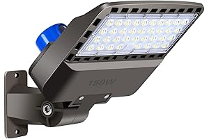Juyace 150W LED Flood Light for Dusk to Dawn Outdoor Lighting