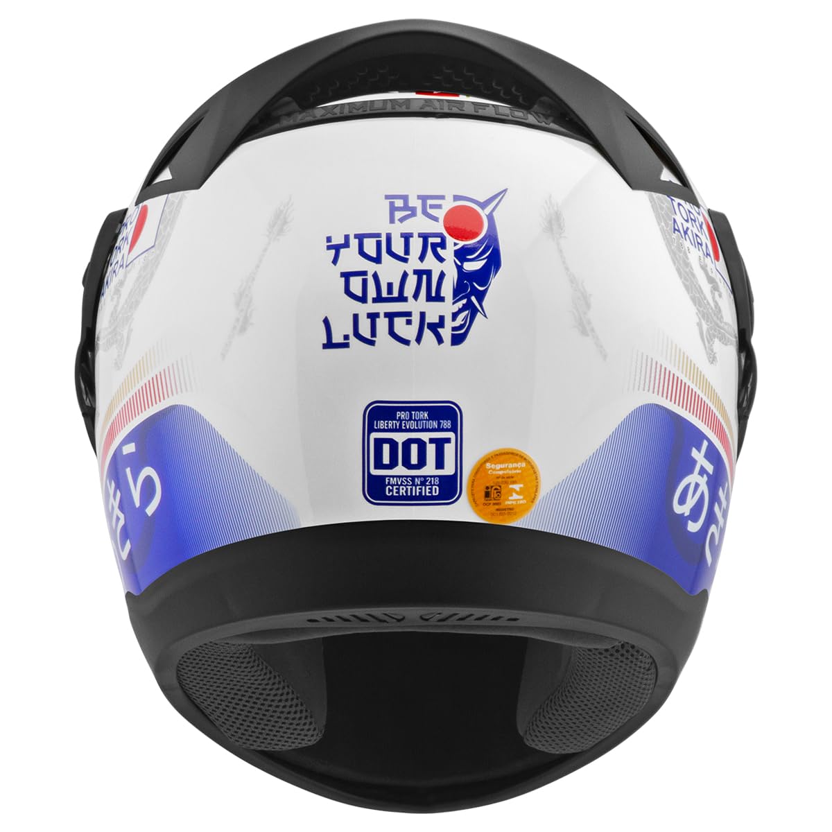 Capacete Fechado Evolution 788 G7 Akira Tam. 56 Branco 56 | Amazon
