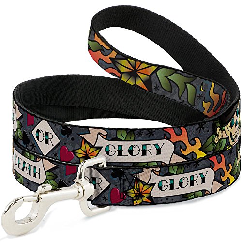 Correa para mascota compacta gris Buckle-Down para evitar tirones en el paseo 2