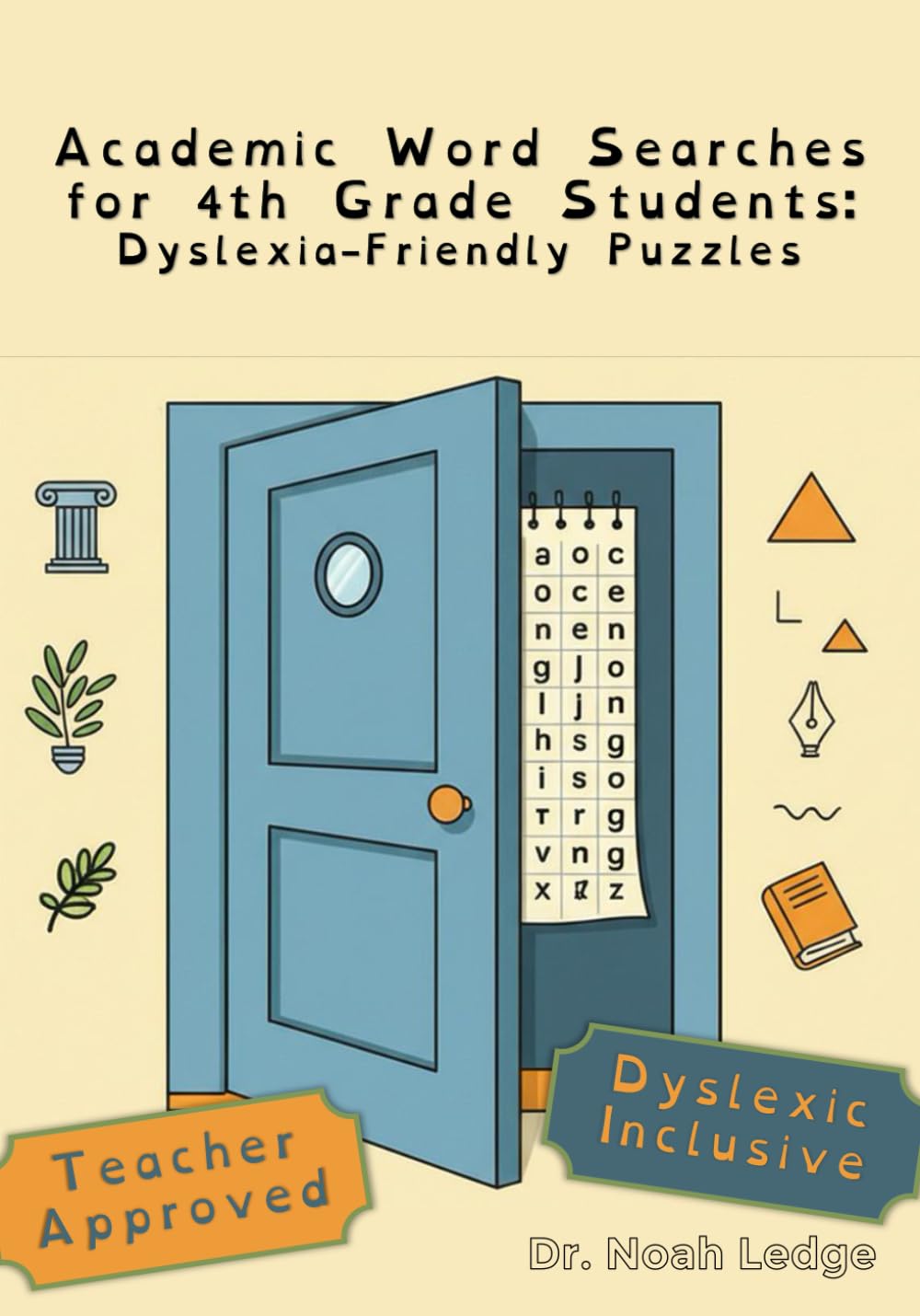 Academic Word Searches for 4th Grade Students: Dyslexia-Friendly Puzzles