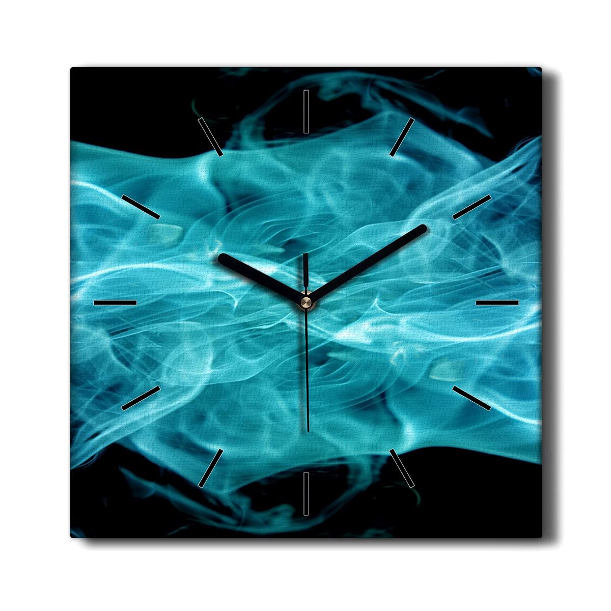 Horloge Murale pour Décoration Le Salon Coloray Toile Fumée 30x30