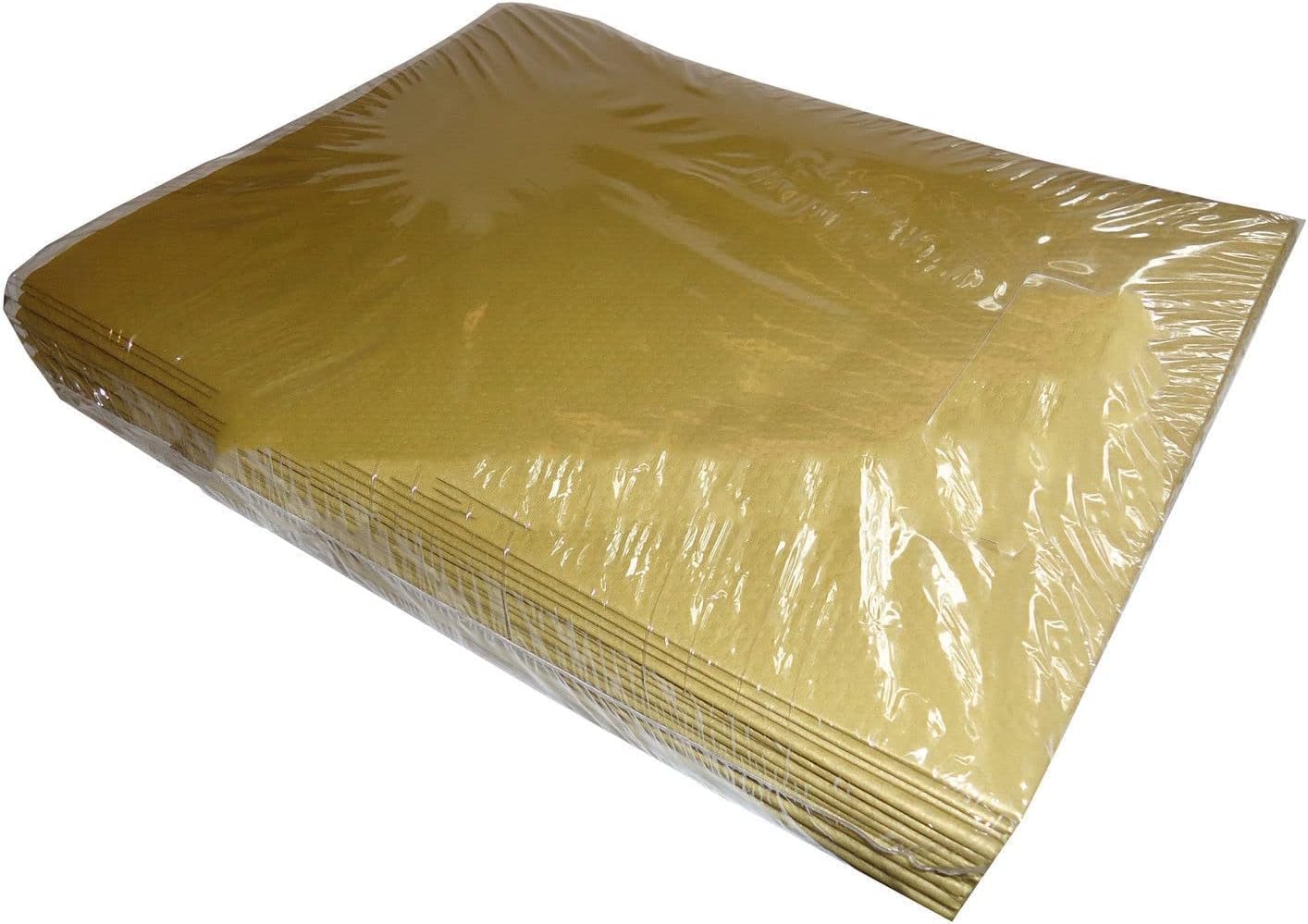 Venuscello® 25 x Gold Paper Table Cloth Square Tabletop Disposable