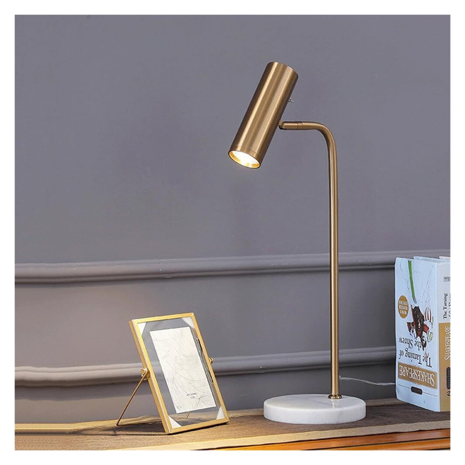 Lámpara de escritorio LED con foco ajustable de 90 grados flexo escritorio