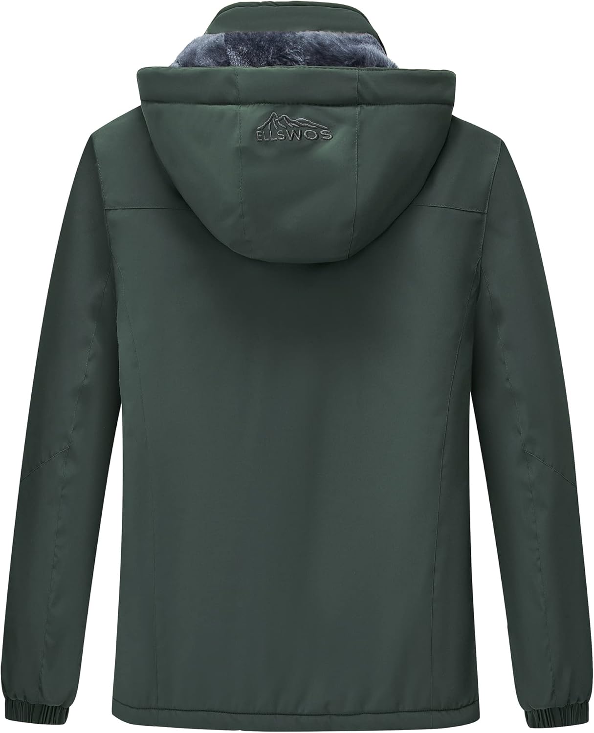 ELLSWOS Men's Waterproof Ski Jacket Winter Snow Coat Warm Hooded Raincoat Windproof Windbreakers - Image 4