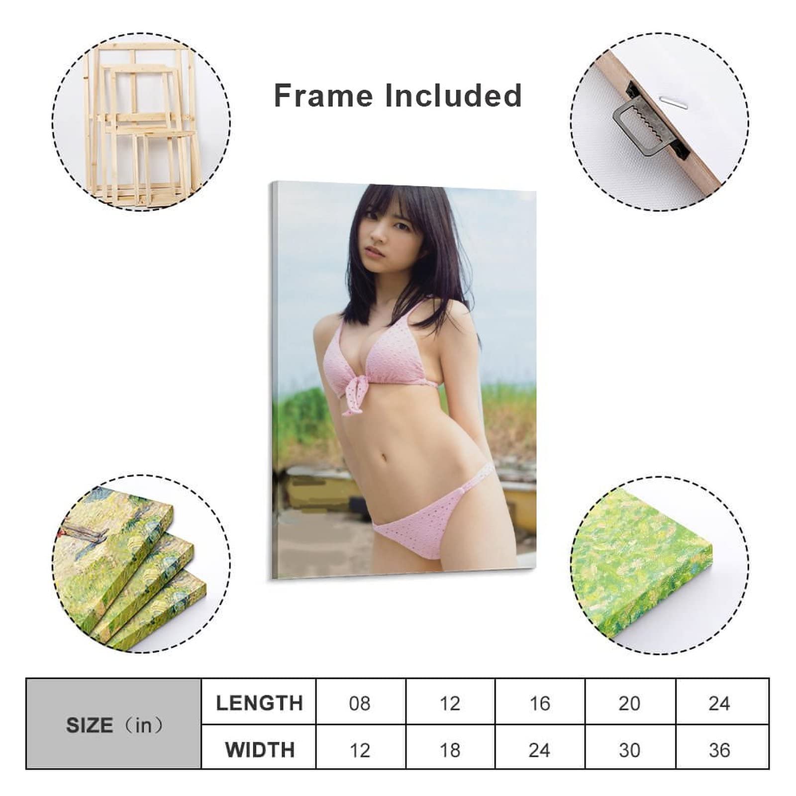 Amazon.co.jp: 宇咲（柊宇咲）のセクシービキニ写真ポスター 3 絵画