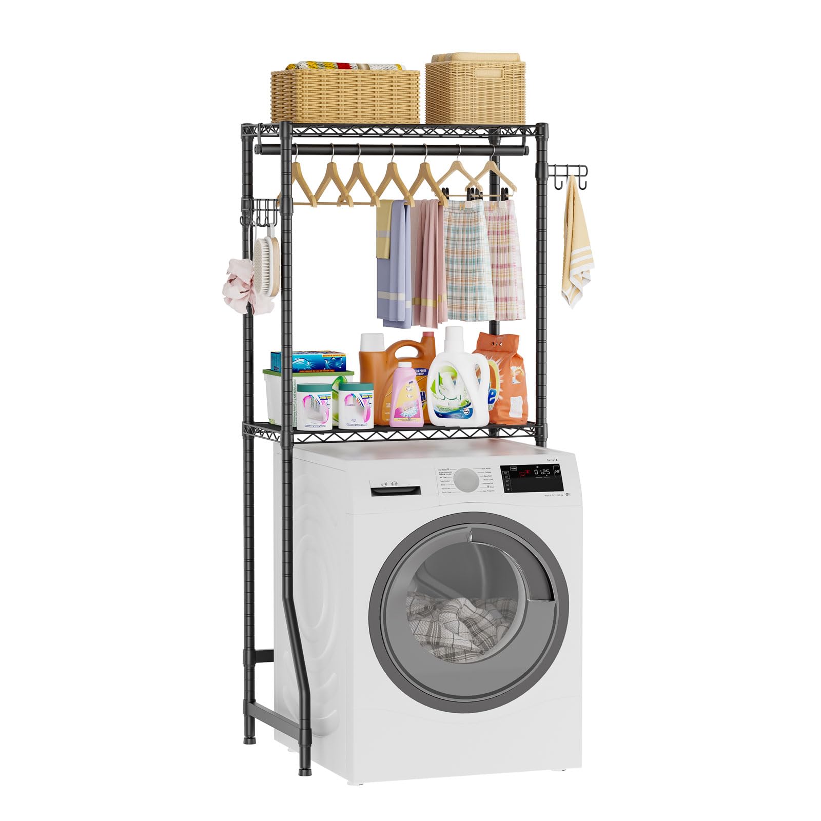 Golpart Laundry Organizer Shelves Over the Washer and Dryer Storage Shelf