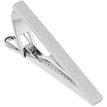Bond Silver Tie Bar Silver Rhodium Plating Bond Silver Tie Bar