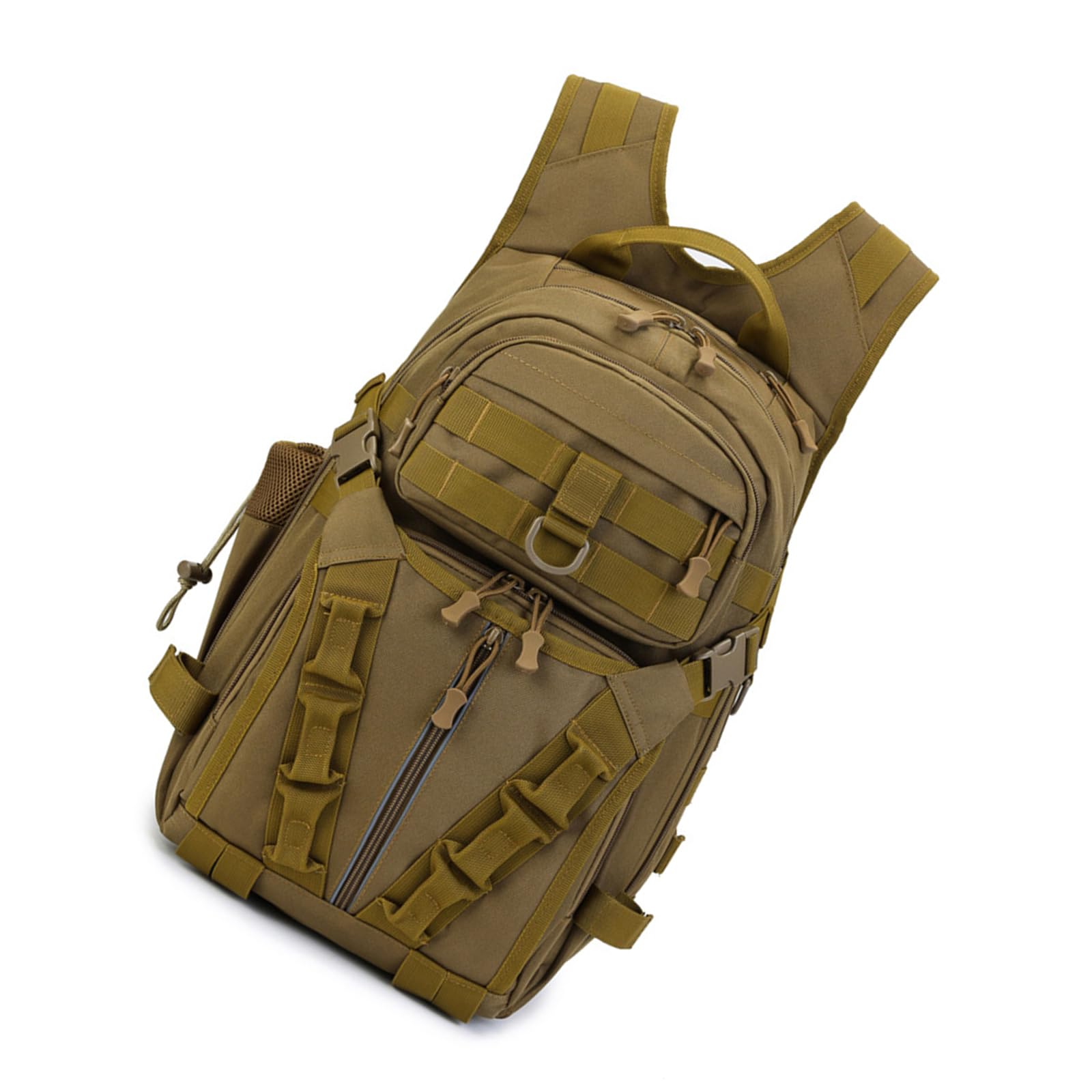 Angelrucksack mit großer Kapazität, Taktische Camping Reise Schultertasche für Outdoor Camping und Wanderausrüstung