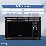 Micro-ondes RecPro-Rv .9 Cubic Ft Icrowave avec le kit d'aggloméré 900 watt (RPM 5 Blk) Remplacement direct pour Greystone
