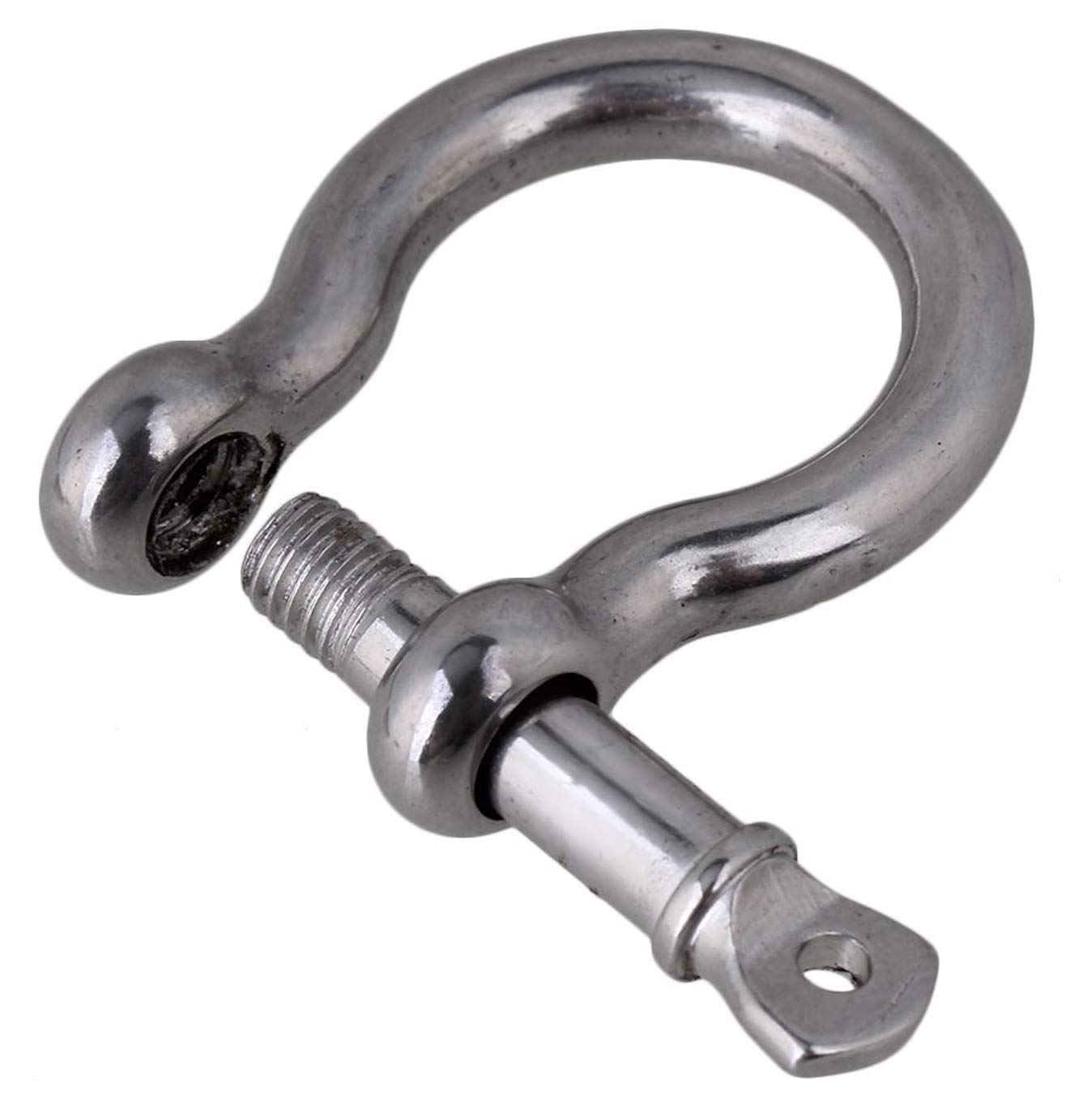 7/8" Stainless Steel Screw Pin Anchor Bow Shackle Type 316 WLL (Working Load Limit) 4 Ton