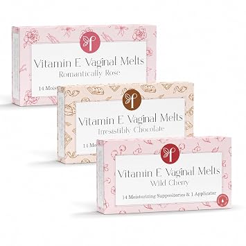 Femallay Organic Vitamin E Melts - Romantic Repose 3-Pack