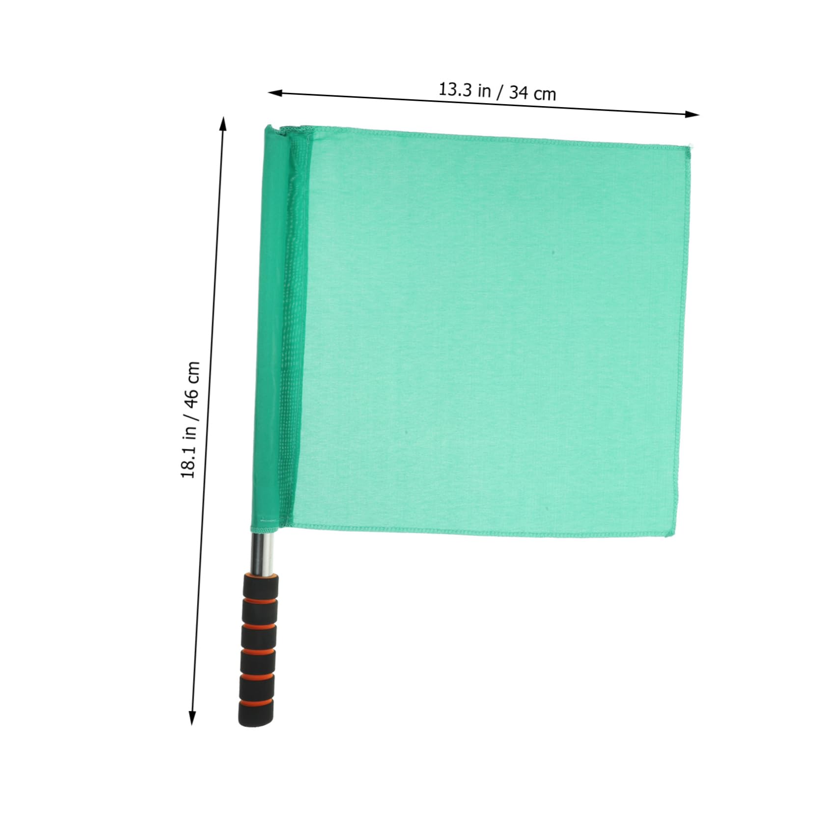 Toddmomy Referee Flag for Sports Events Waving Signal Flag for Racing Competitions for Festivals Parties for Football Basketball Athletics