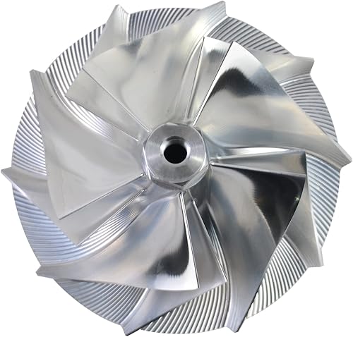 Miniatura 3 de Wicked Turbo Billet Compresor Rueda Reemplazo para Ford 7.3L Power-Stroke Diesel TP38 Tubo 1994-2003 WW38 GELUOXI