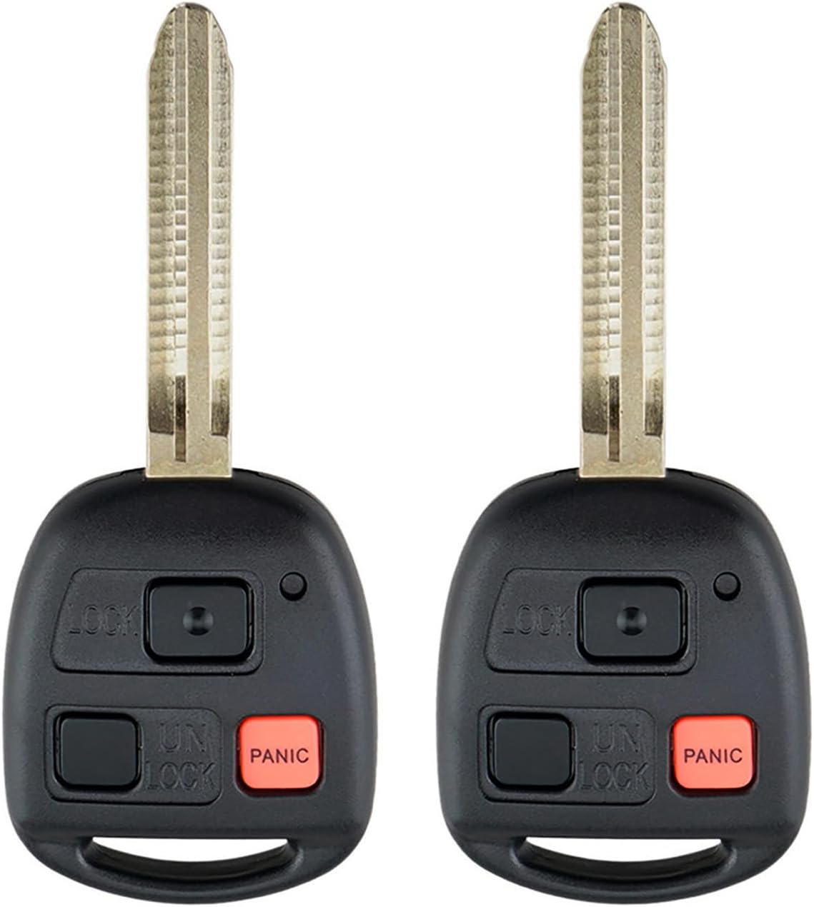 Fits for Toyota FJ Cruiser Landcruiser 2006 2007 2008 2009 Key Fob HYQ12BBT 314MHz 4D67 3 Buttons(Set of 2)