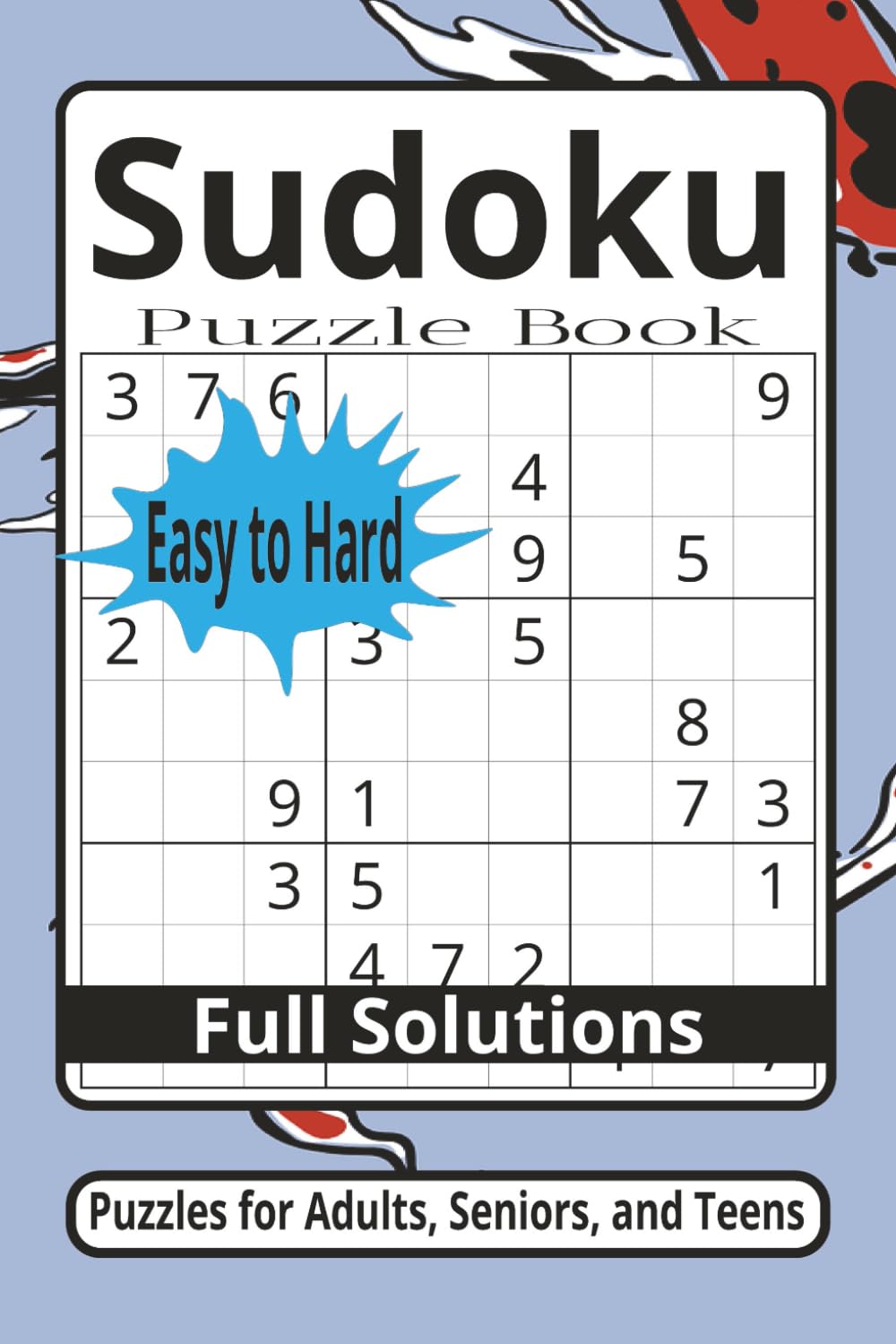 Sudoku Puzzle Book: Sudoku Puzzles with Easy-to-Read Print | 6x9 inches 150 pages | 75 Puzzles ... Stocking Stuffer, Holidays, and Free Times