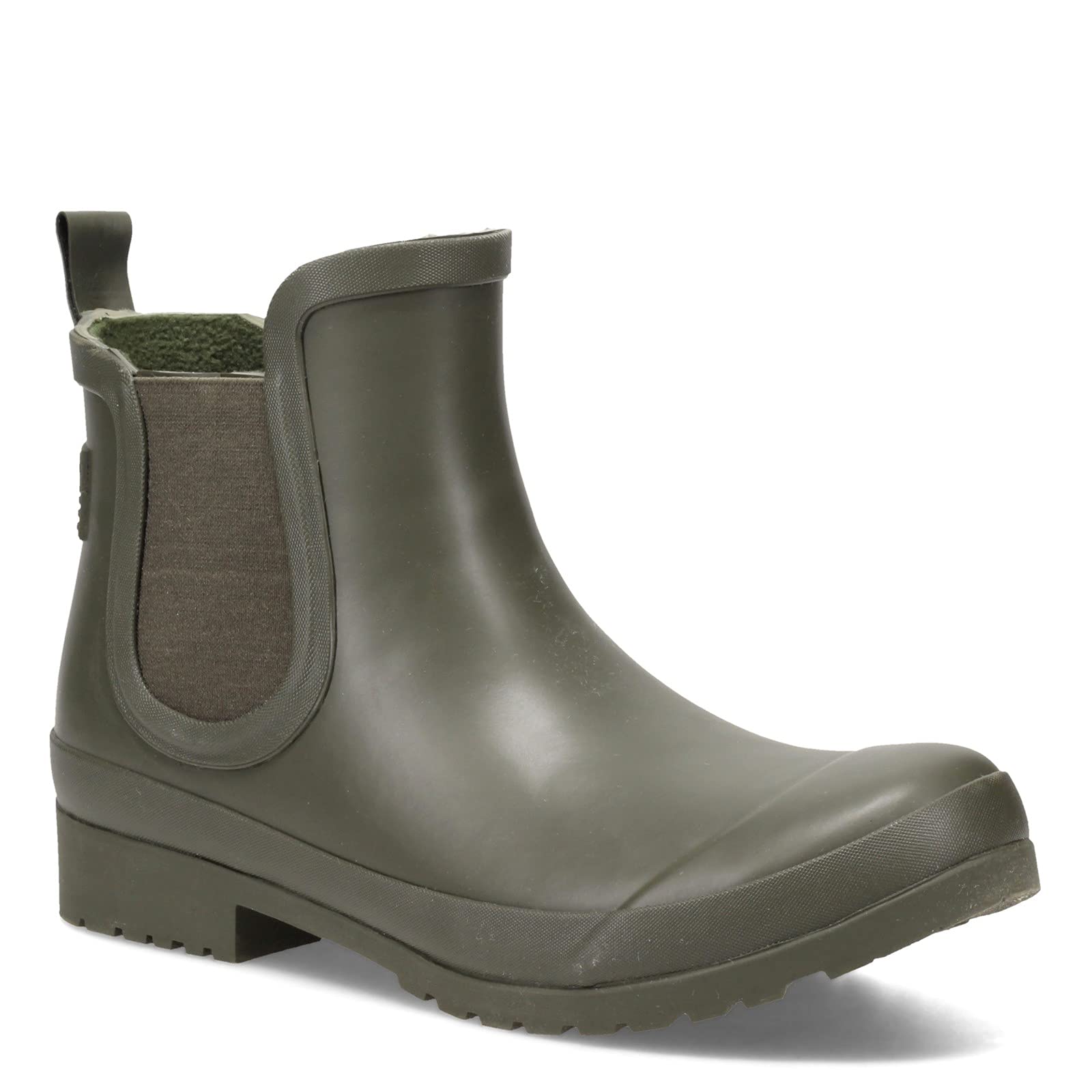Sperry Womens Walker Round Toe Rain Casual Boots Ankle Low Heel 1-2" - Black