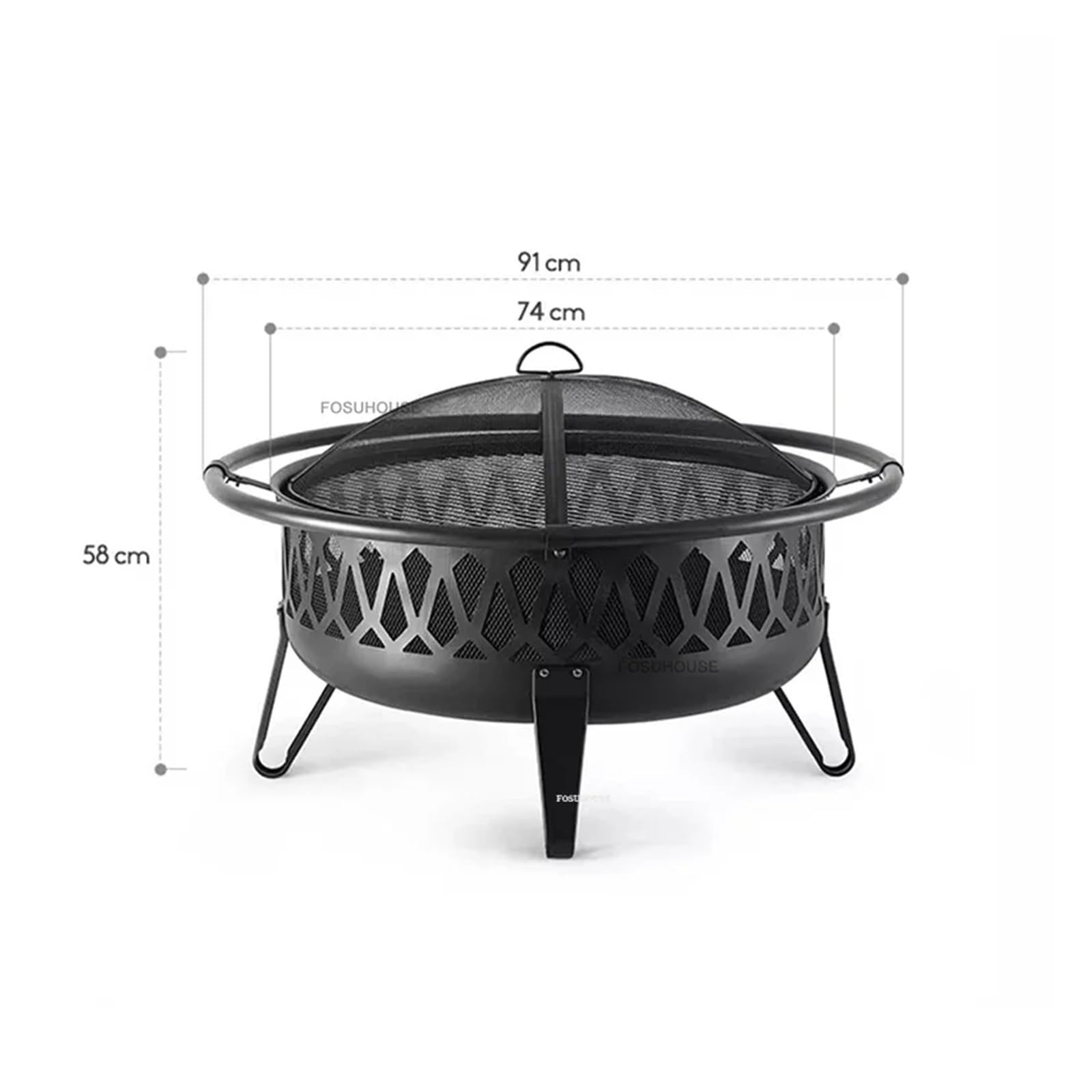 Gartenbedarf Outdoor Camping Lagerfeuer Ofen Winter Terrassenheizungen Kreative Zuhause Holzheizung Ofen Luxus Großer Garten Grill Outdoor Heizung (Paket 1)