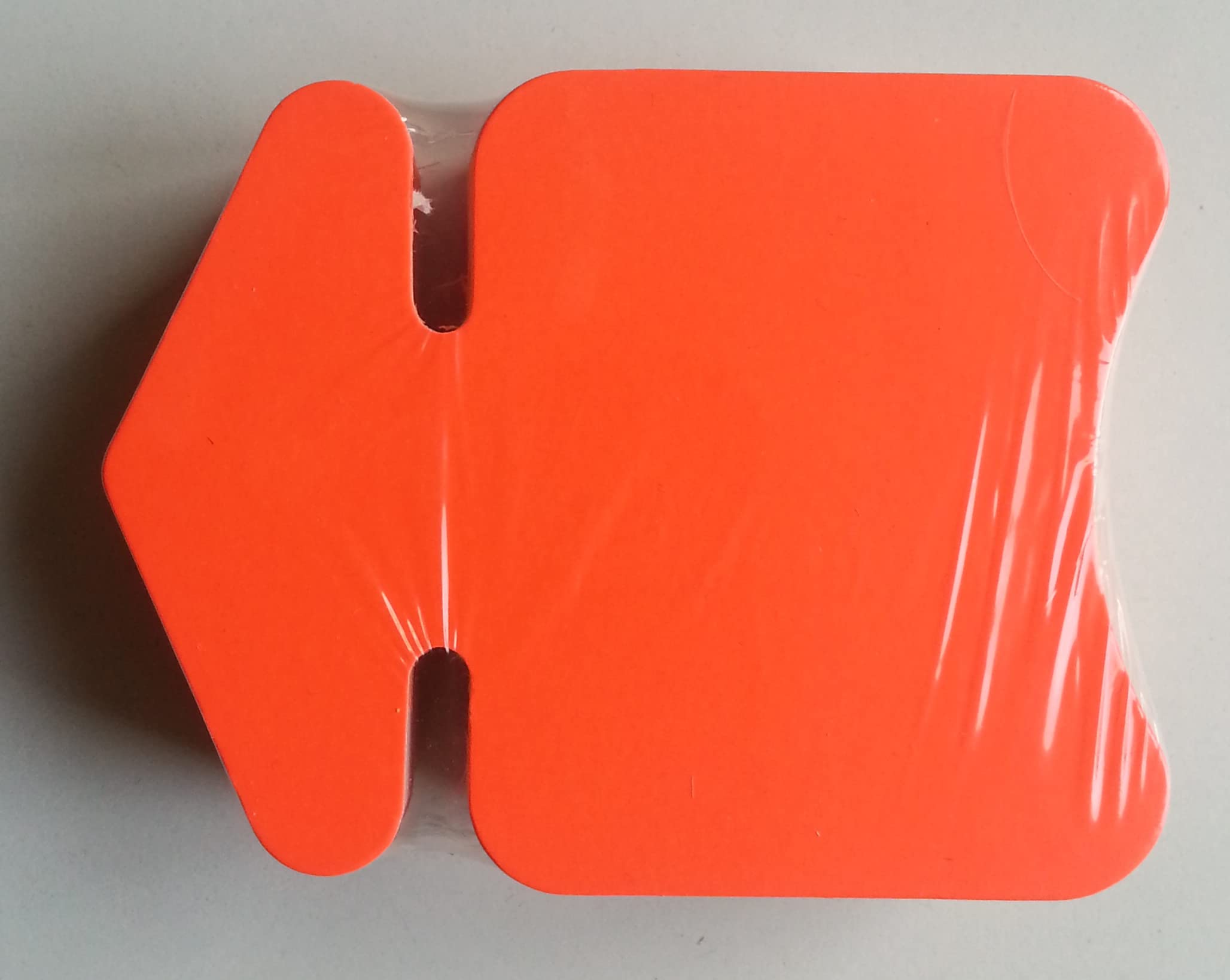 40 frecce – Cartellini dei prezzi in cartoncino neon misto, 23 x 33 cm, 380 g/mq, simboli pubblicitari decorativi