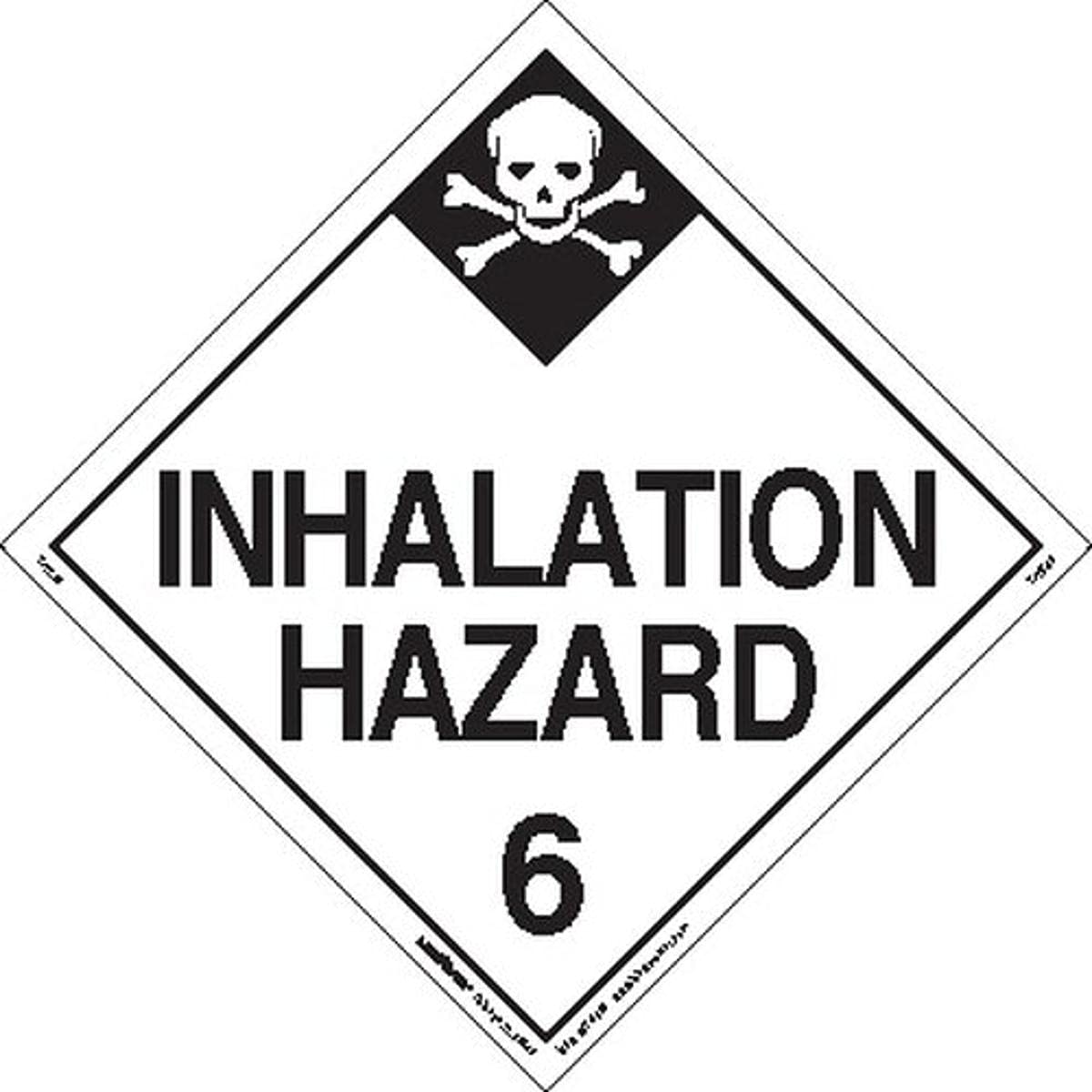 Amazon.com: Labelmaster Z-EZ29 Inhalation Hazard Hazmat Placard