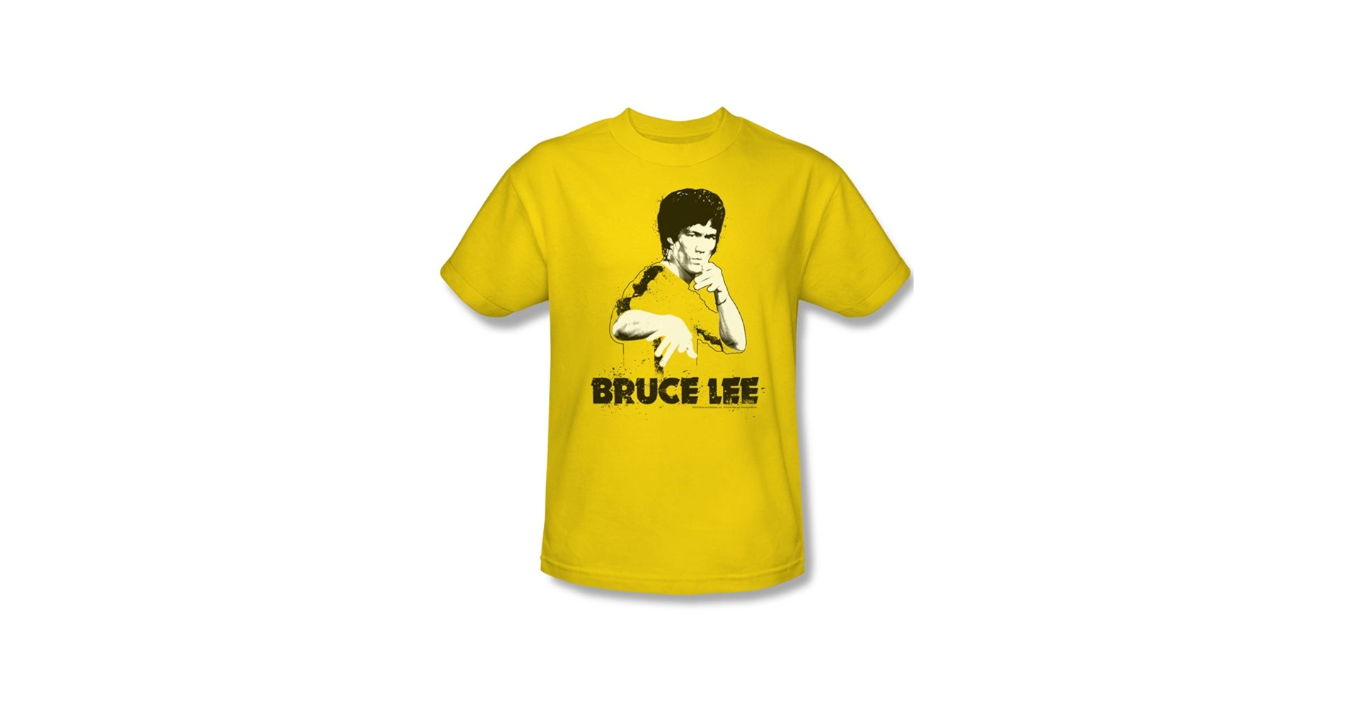 Amazon.com: Bruce Lee - Yellow Splatter Suit Adult T-Shirt