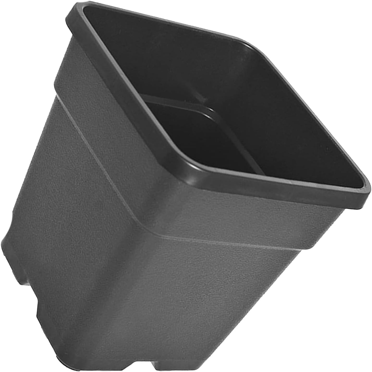 findmall 5-Pack 10 Gallon Square Planter Nursery Pots, Flower Plant Container Injection Molded Plastic Nursery Pots Gardening Pots for Indoor Outdoor Vegetables, Succulents, Black