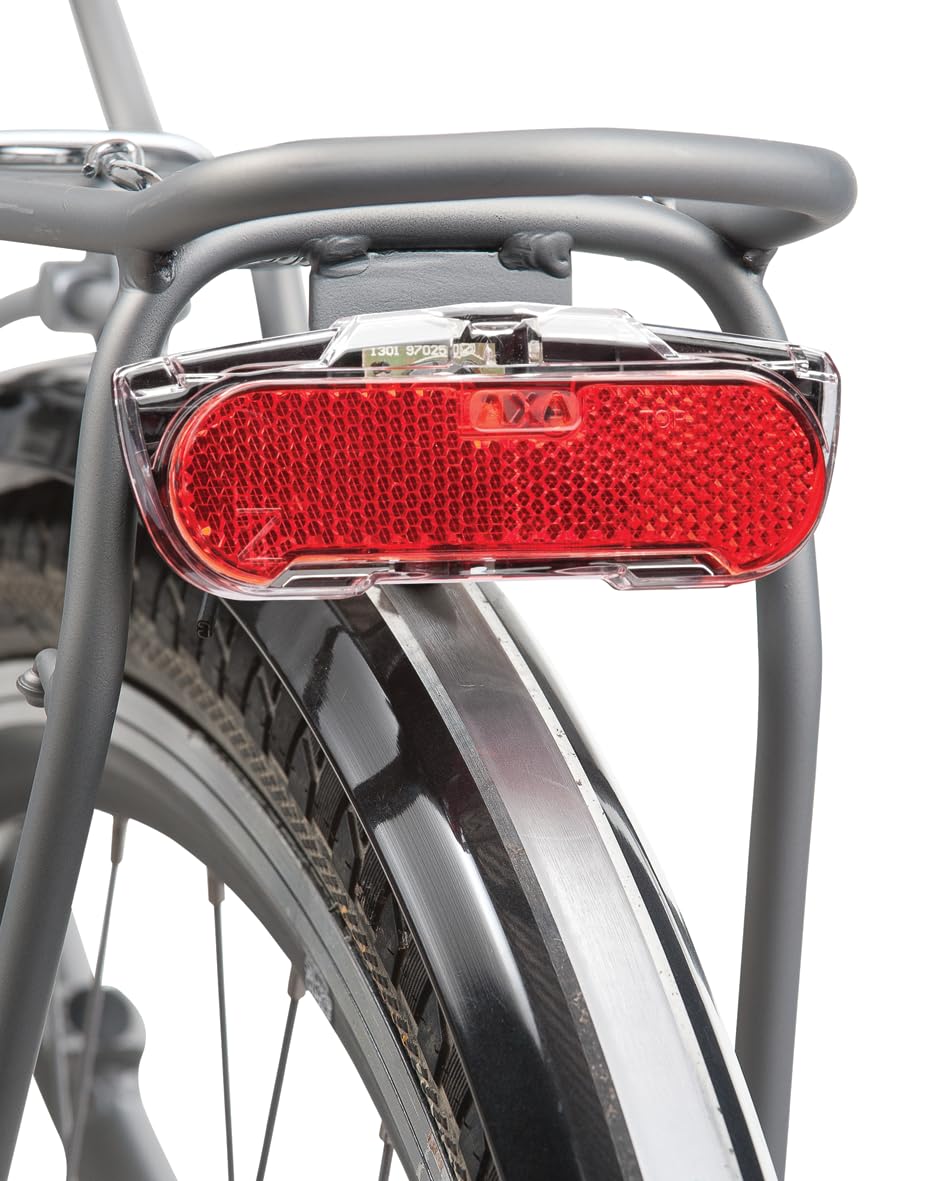AXA Slim Steady 50 mm – światło tylne dynamo – funkcja Steady-Light – 600 m widoczne – dopuszczenie do ruchu drogowego