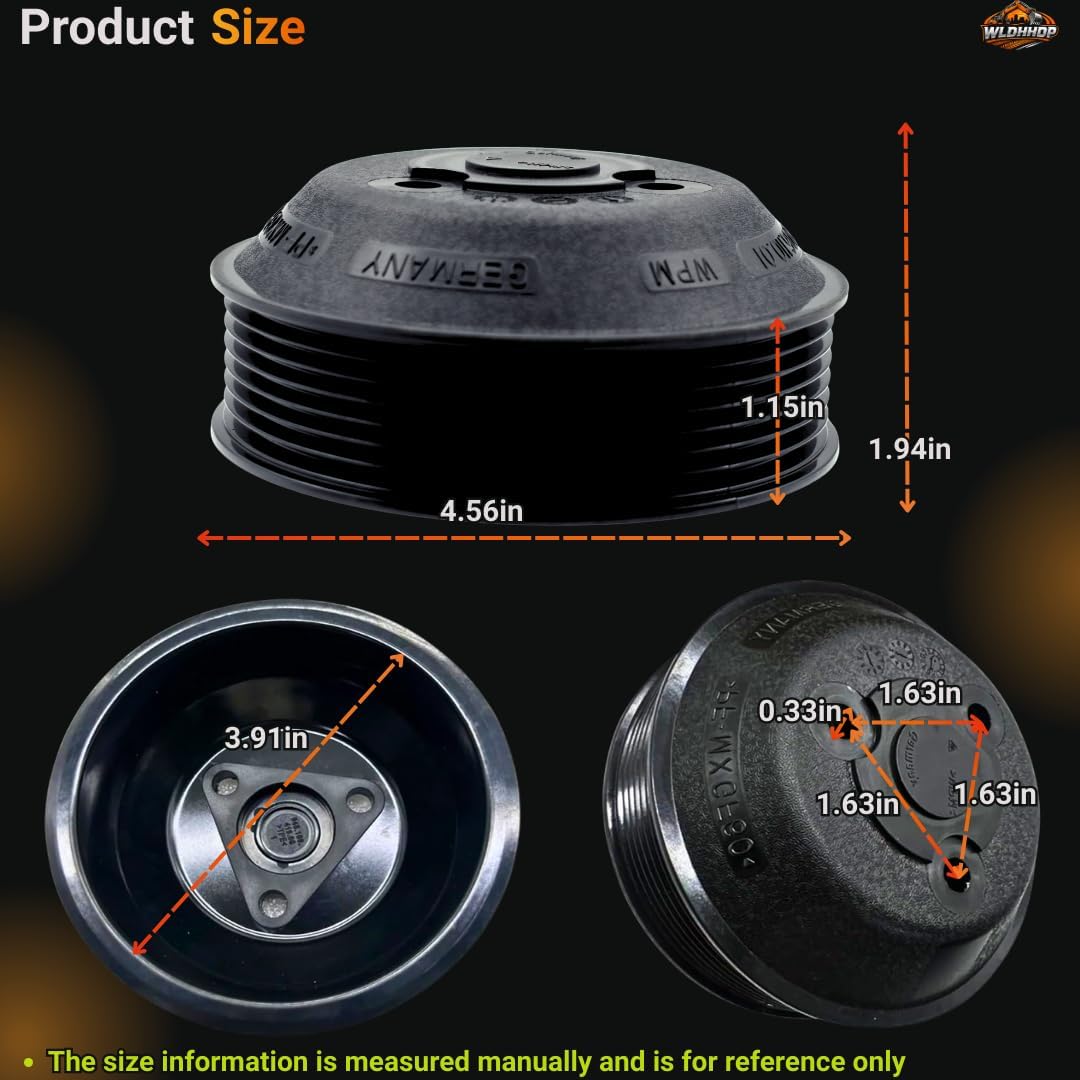 94810609101 Coolant Water Pump Pulley For Porsche Panamera For Cayenne 4.8L 2008-2016# 94810611000 94810609100