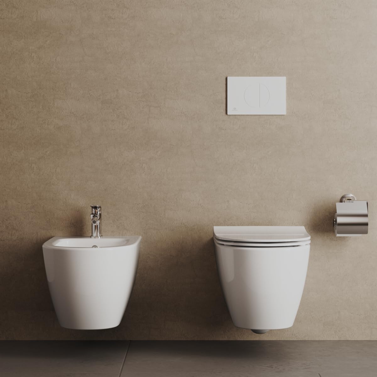 Ideal Standard i.life O asiento WC, SoftClose, diseño plano, Blanco (Alpin)