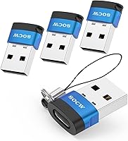 Vista 10 de Adaptador USB C a USB (paquete de 4), USB-C hembra a USB macho, convertidor tipo C a USB A compatible con Apple MagSafe, iPhone 11, 12, 13, 14, 15