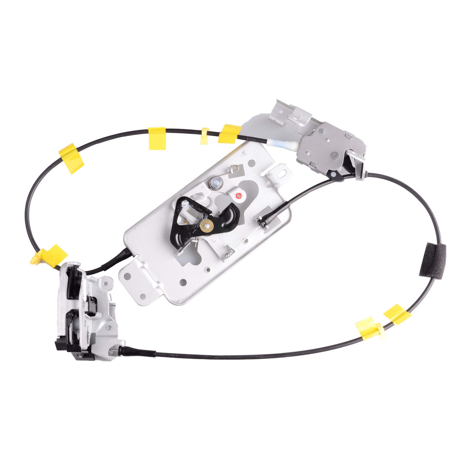 Door Lock Latch Assembly w/Cable Compatible with Ford F-150 Extended Cab 2004-2008 Driver Door Rear Left Lower&amp;Upper Latch 6L3Z18264A01B
