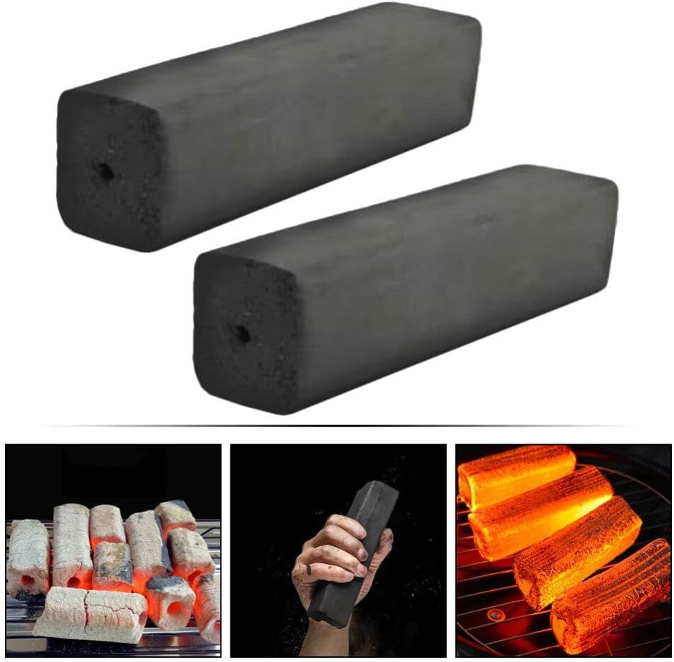 Yardwe Bamboo Charcoal 5 Stove Fire Tablets Grill Camping Household Portable Fire Supply