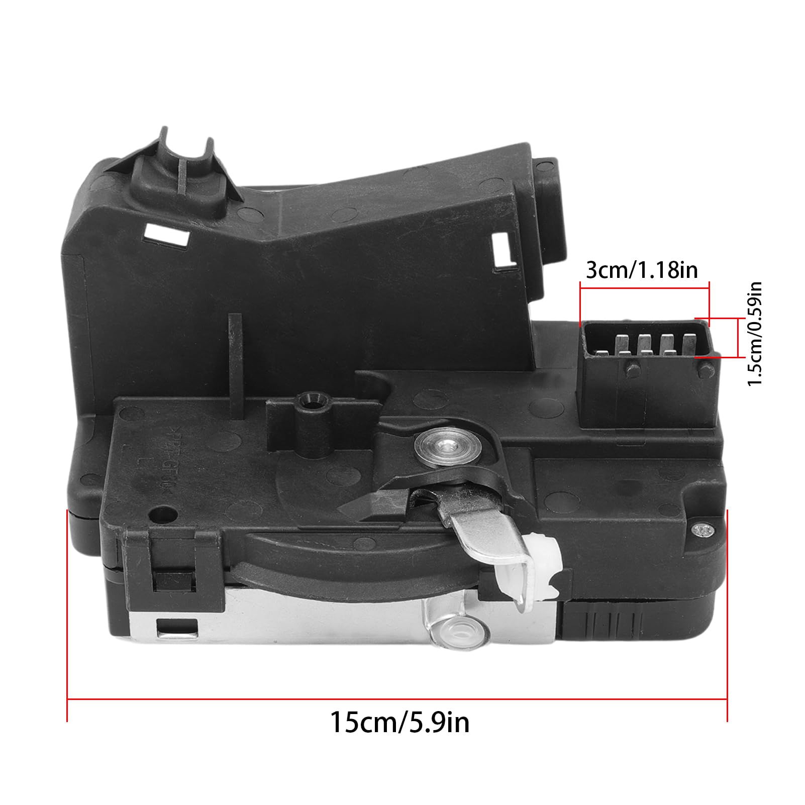 Serrure de porte servomoteur avant gauche 13203899 pour Corsa C 2000-2012 Meriva A 2003-2010 Servomoteur Serrure de porte 8 broches avant gauche