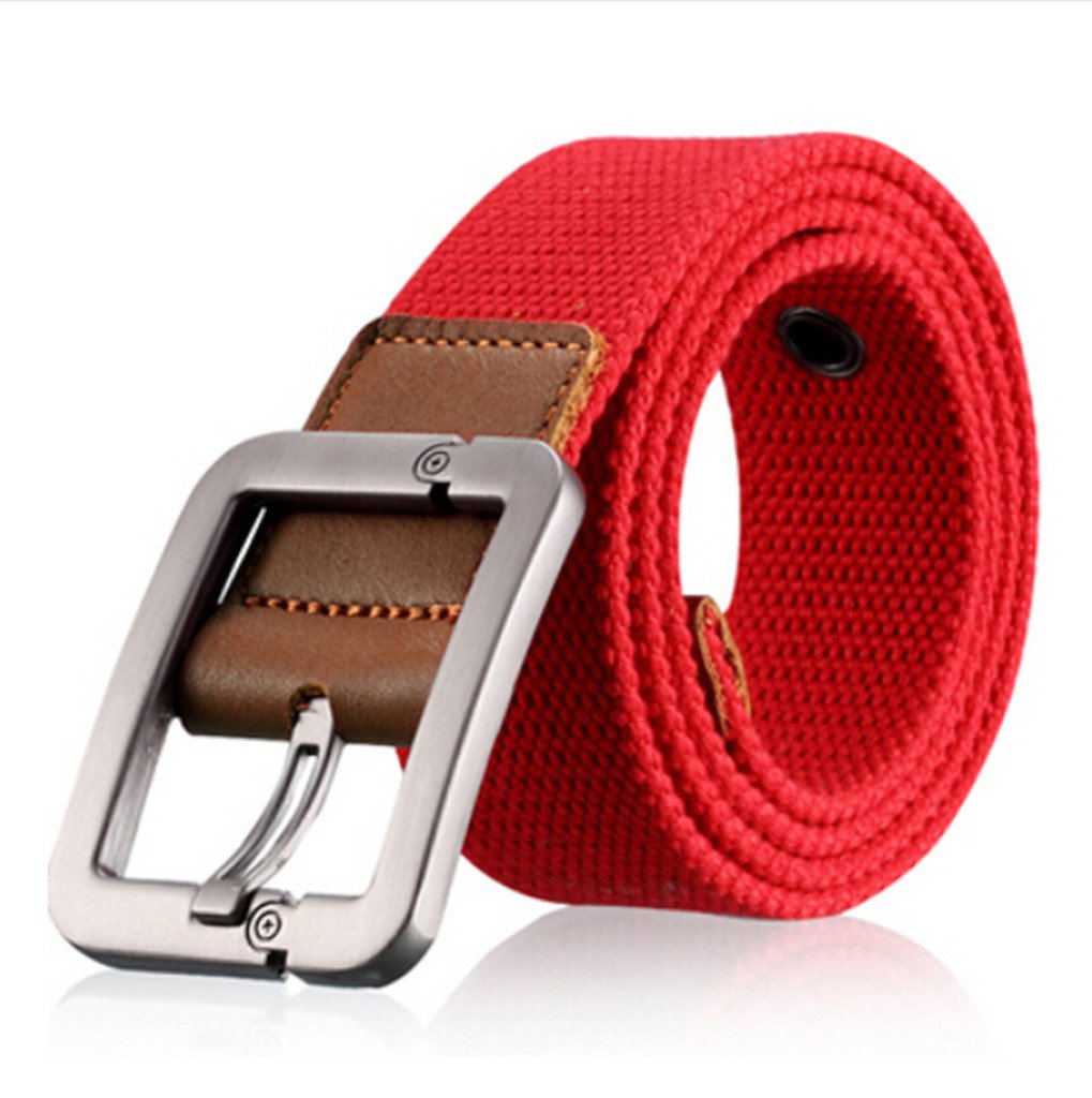 New Authentic Pin Buckle Belt Men and Women Casual Canvas Belt