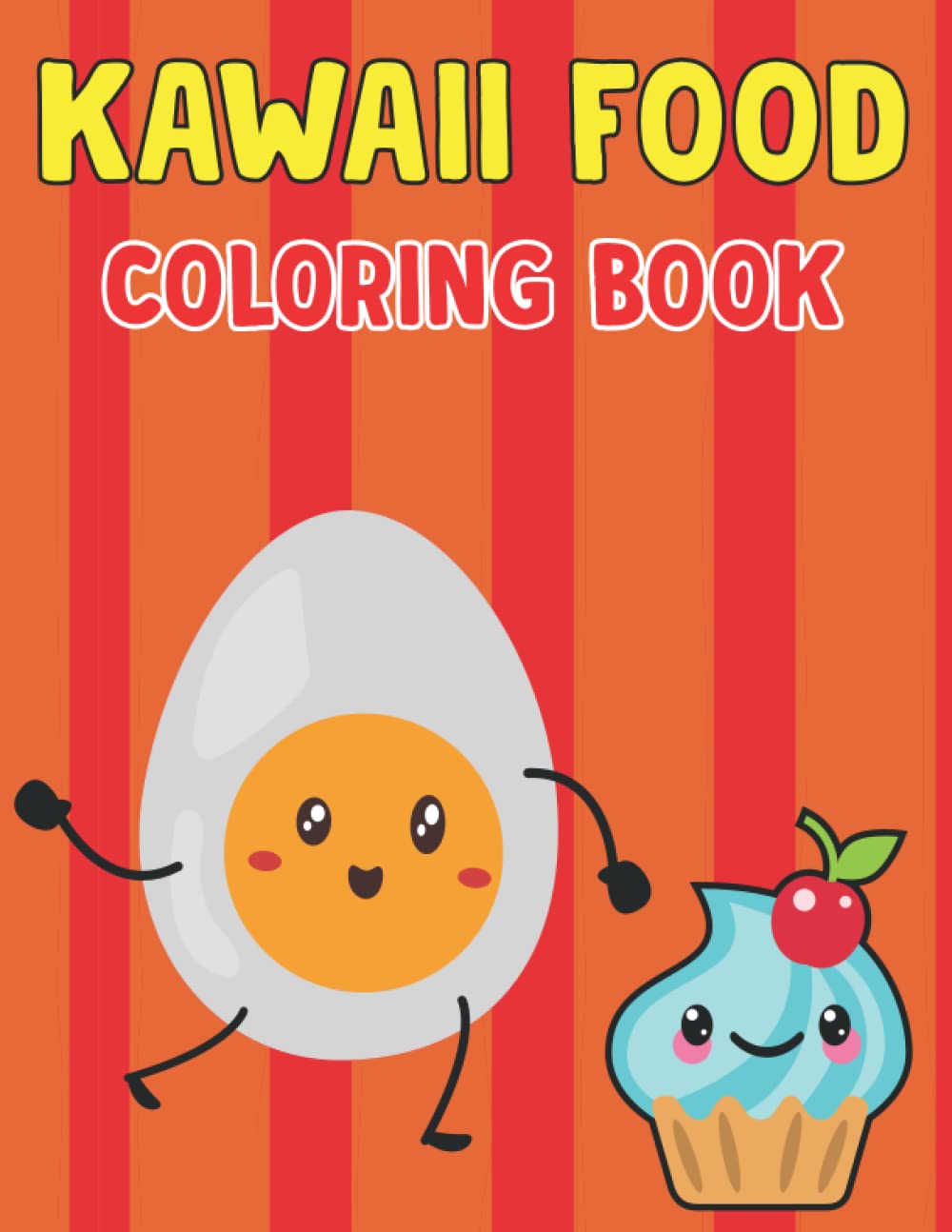 Buy Kawaii Food Coloring book 40 Cute and Fun Kawaii Food Coloring