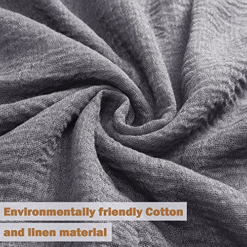 Zhanmai 8 PCS Women Hijab Scarf for All Season Cotton Muslim Scarf Shawl Crinkle Hijab Mixed Color4