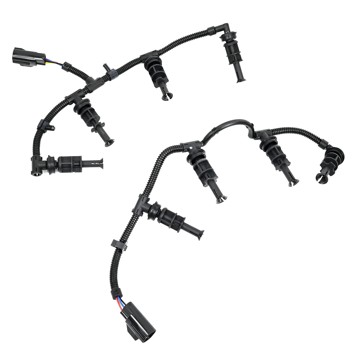 Michigan Motorsports Diesel Glow Plug Harness Fits 2008-2010 Ford 6.4L 6.4 Powerstroke Qty-2 (Replaces 8C3Z-12A690-BA, 8C3Z-12A690-AA, 1876293C1 1876283C1)