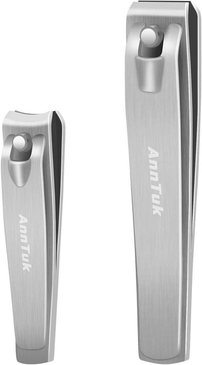 Nail Clippers Set, Sturdy Ultra Sharp Nail Clippers Fingernail and Toenail Clipper with Elegant Tin Case : Beauty & Personal Care
