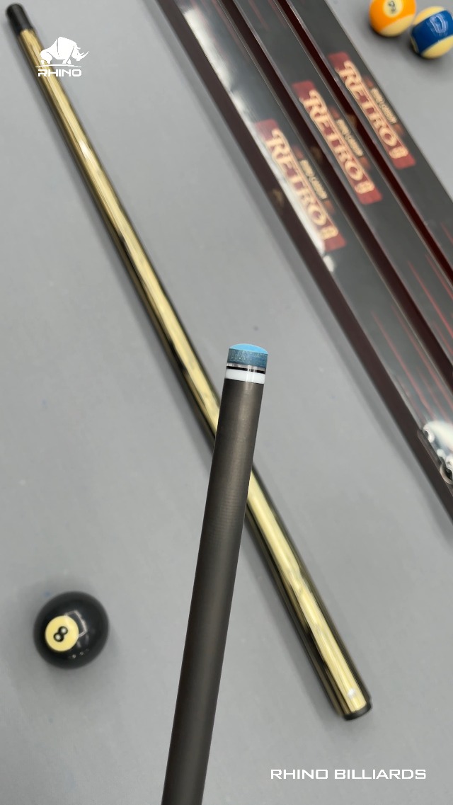 撞楽 マダカスカルエボニー＆ホーリーウッド Amazon.com : RHINO Retro Pool Cue - Ebony - Wrapless - 3/8-8