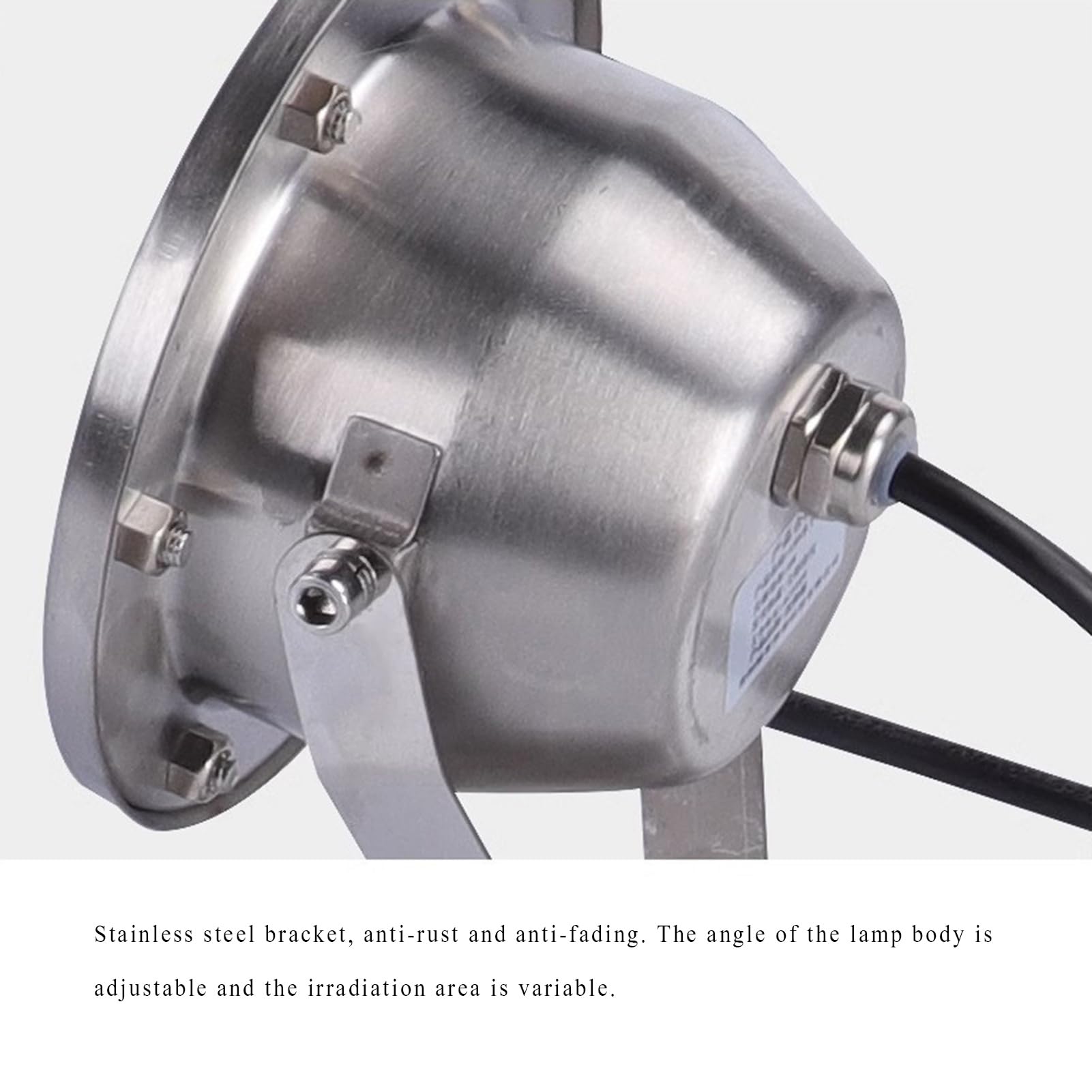 LED Luz De Piscina Acero Inoxidable Lámpara Subacuática Baja Tensión AC12/24V IP68 A Prueba De Agua Luz del Estanque para Piscinas Acuario Fuente Lámpara De Paisaje(Green,24W-AC24V)