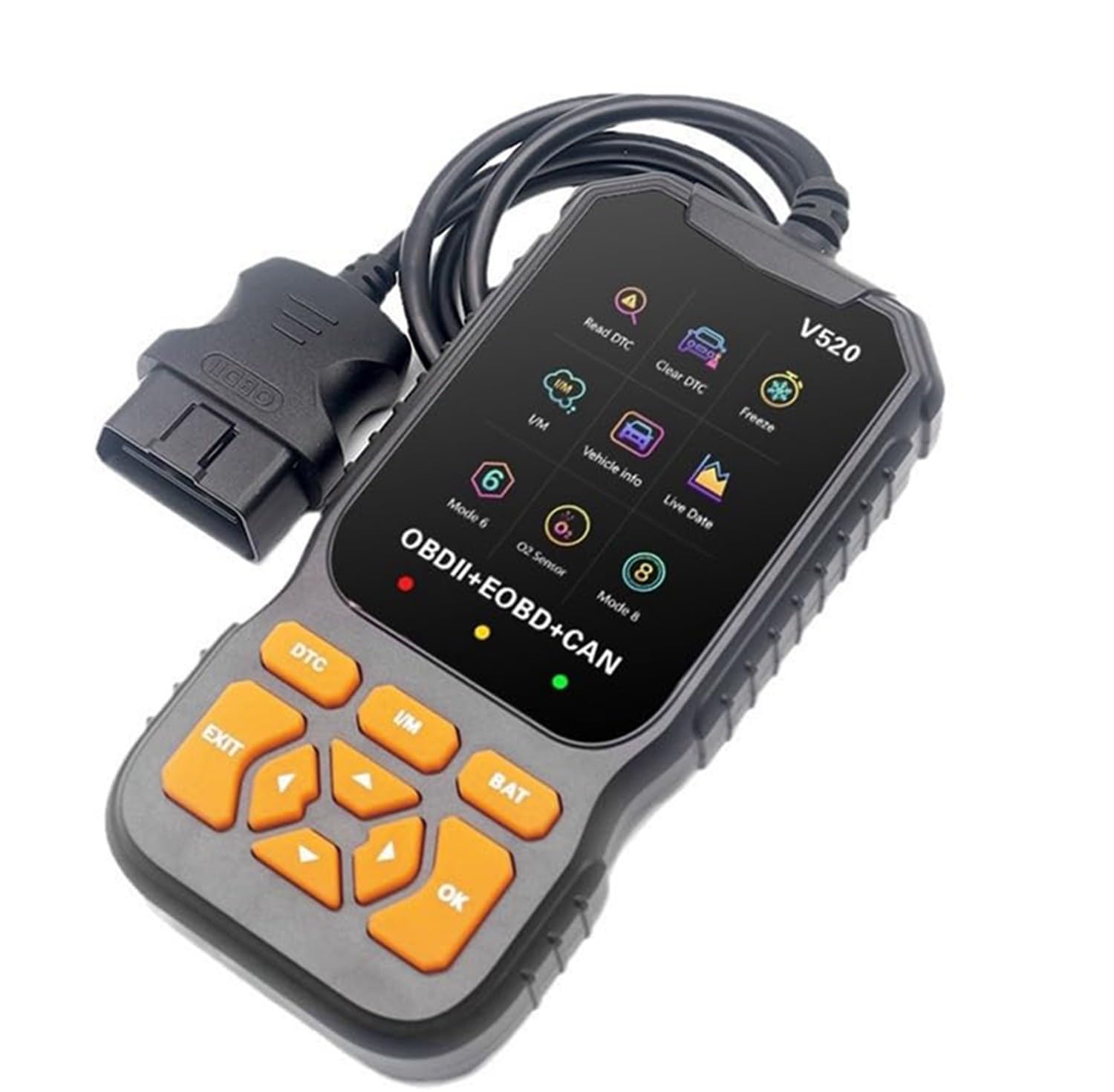 Scanner V520 OBD2, Système De Moteur Automobile Professionnel, Lecteur De Code De Recherche Automobile, Outil De Diagnostic De Voiture Valise Diagnostic Auto