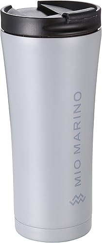 Mio Marino - Taza de café de viaje, vaso aislado de acero inoxidable, 16 onzas, sin BPA