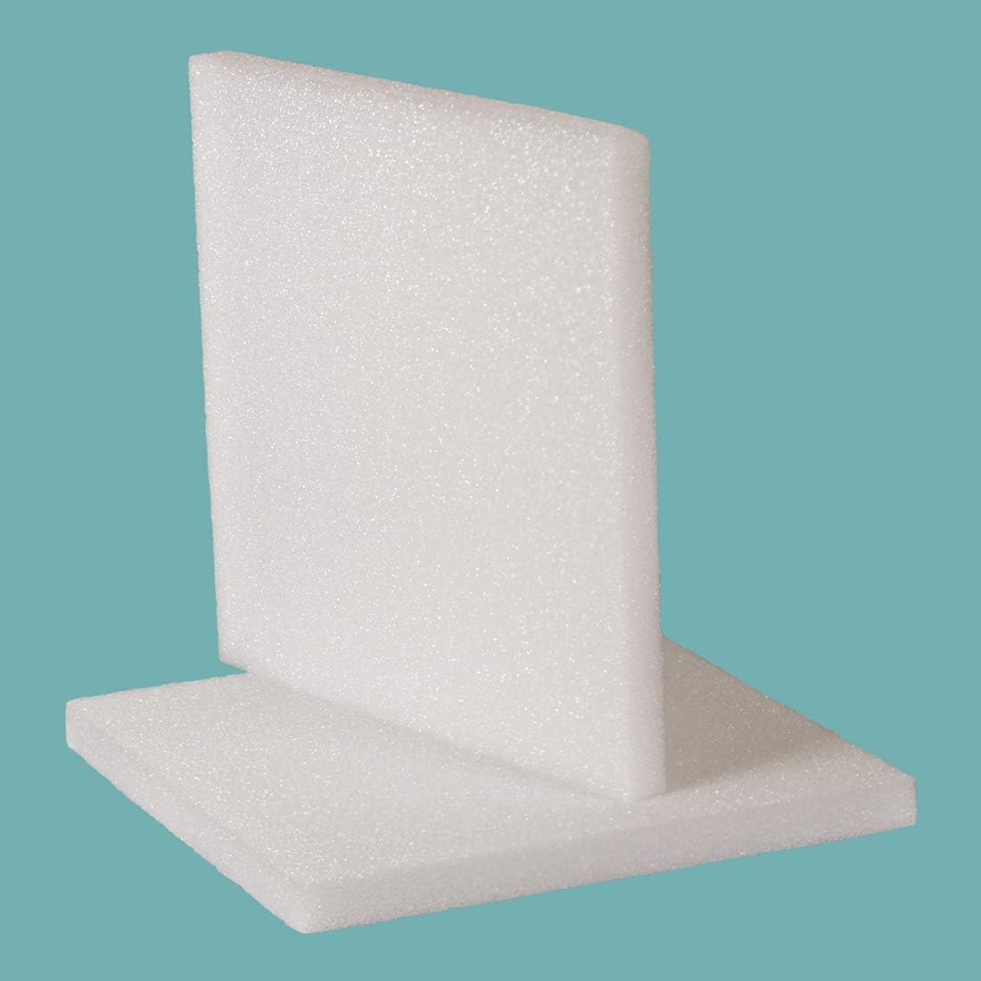 Hygloss Products Foam Blocks -Craft Foam (XPS) for Projects, Arts, & Crafts, 12 x 12 x 1-Inch Squares, 6 Pieces