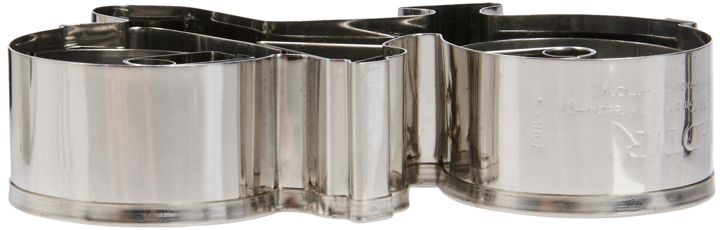DeColorDulce Teschio Taglia Biscotti, Acciaio Inox, Argento, 13 x 10 x 3 cm