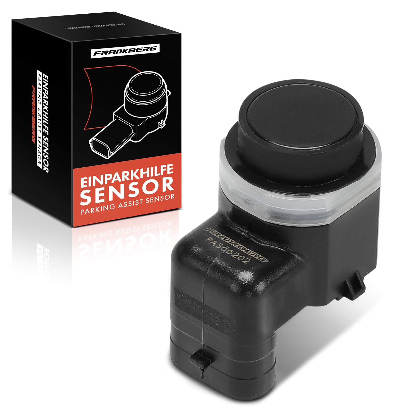 Frankberg Parking Assit Sensor Front Rear Compatible with 5 Series E60 520-550 M5 2.0L-5.0L 2001-2010 6 Series E63 630-650 3.0L-5.0L 2004-2010 X3 E83 2.0L-3.0L 2003-2011 Replace# 66202180495