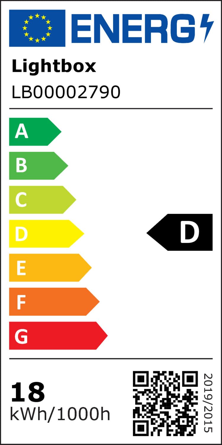 Lightbox LED Decken Strahler - 3 flammige Spotbalken im zeitlosen Design mit schwenkbaren Köpfen & 3 x Spots und 2 x Dekolichter - aus Metall/Kunststoff - in Schwarz - 70 cm Breite