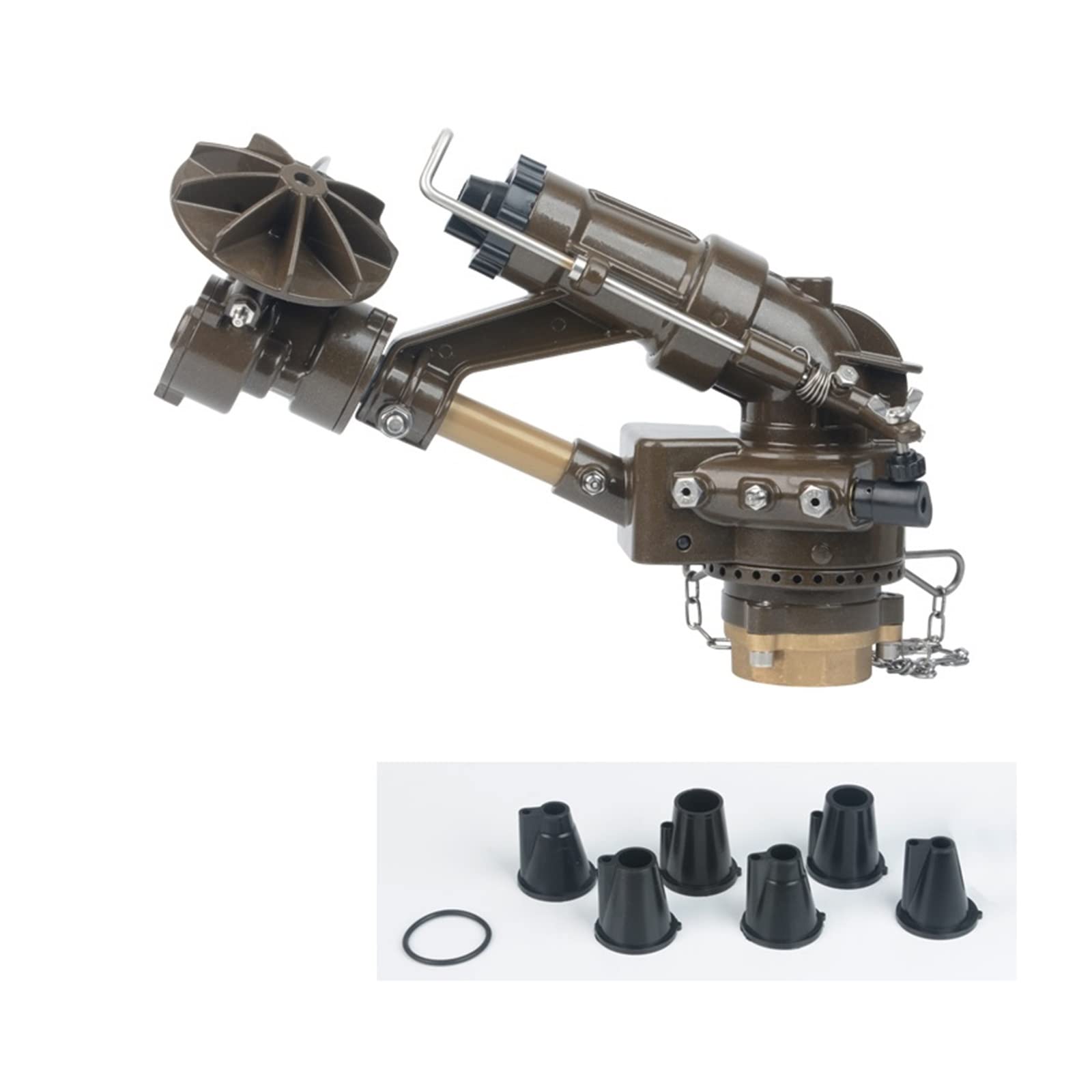 2 "rolnictwo Podlewanie Duża Osłona Pistoletu Na Deszcz Daleki Zasięg 360 Napęd Zraszacz Do Nawadniania Pistolet Pistolet Do Nawadniania Nazwa: Pistolet Do Nawadniania(FL30)