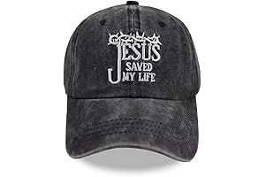 Jesus Saved My Life Christian Dad Hat