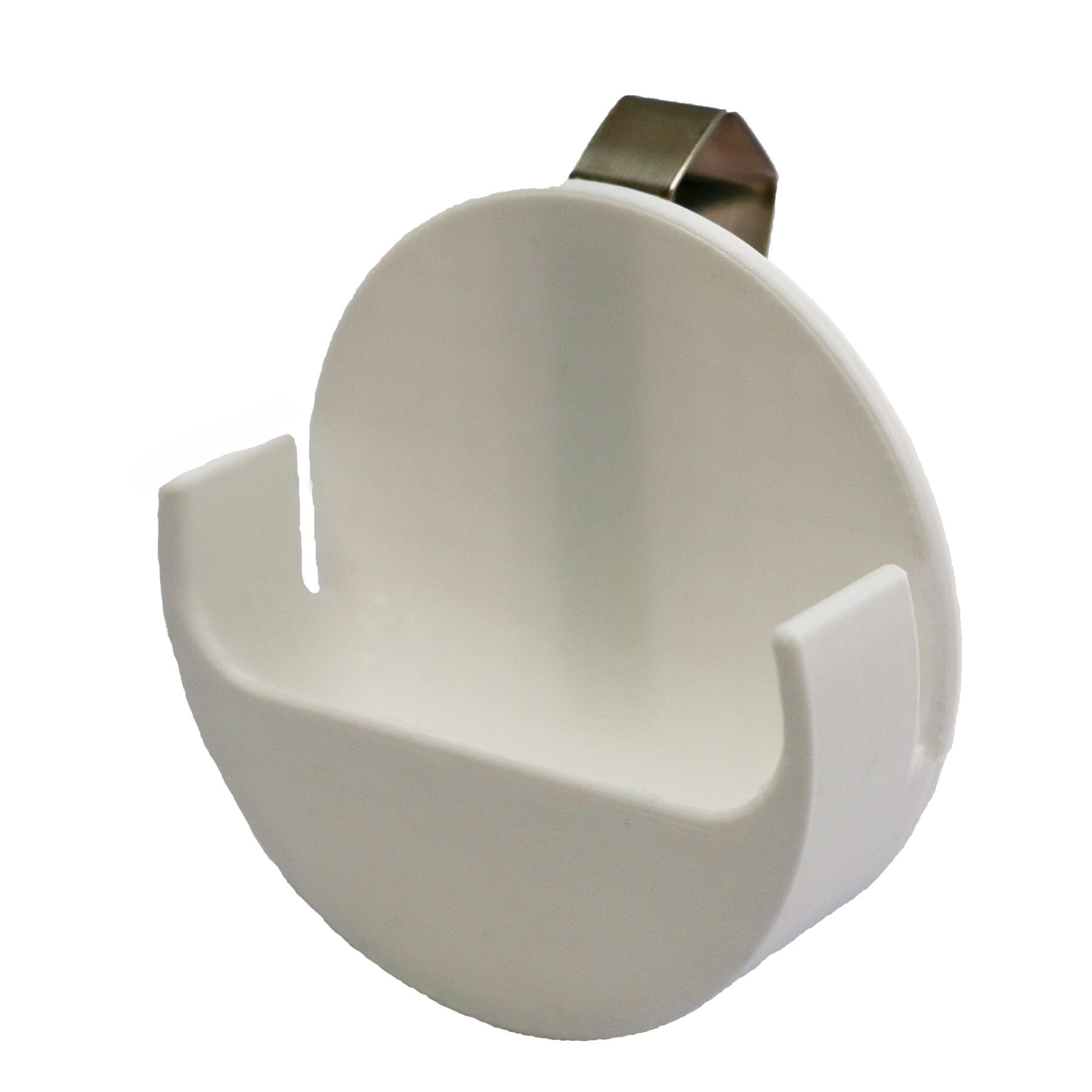 White Car Visor Clip Holder for ZYN, Nicotine Pouch Organizer with Secure Storage, Lightweight, Durable & Universal Fit for All Vehicles, Unique Gift for Smoker