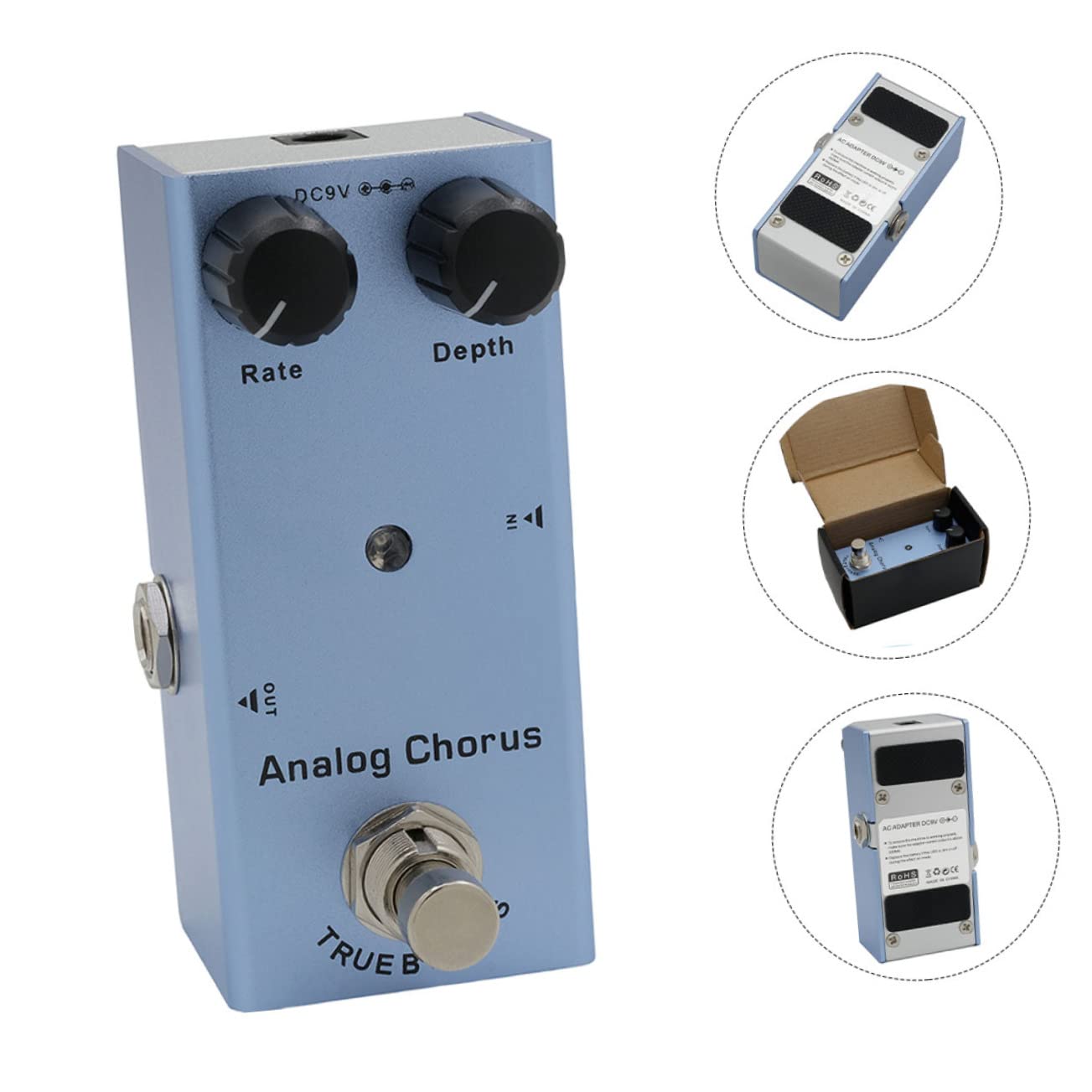 GOOHOCHY Guitar Effects Pedal Professional Guitar Effect Machine Practical Guitar Effector